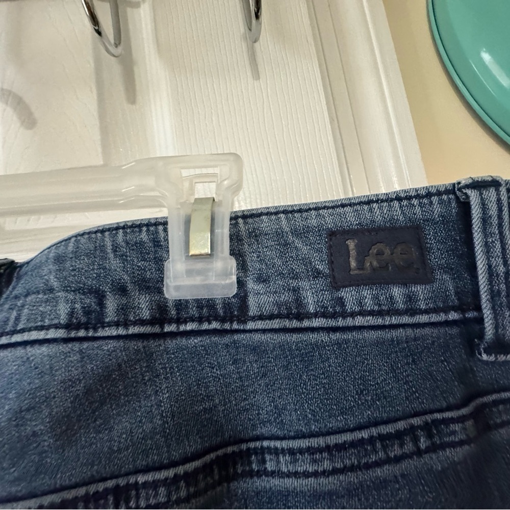 Classic lee stretch Blue Straight Leg Jeans 20w - Picture 7 of 7